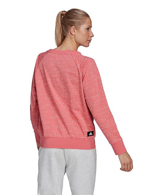 adidas damen sweater rosa kurzarm|Women's adidas Hoodies & Sweatshirts .